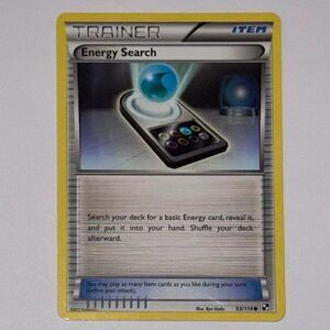 POKEMON CARD: Energy Search #93/114 (Pokemon Black & White)
